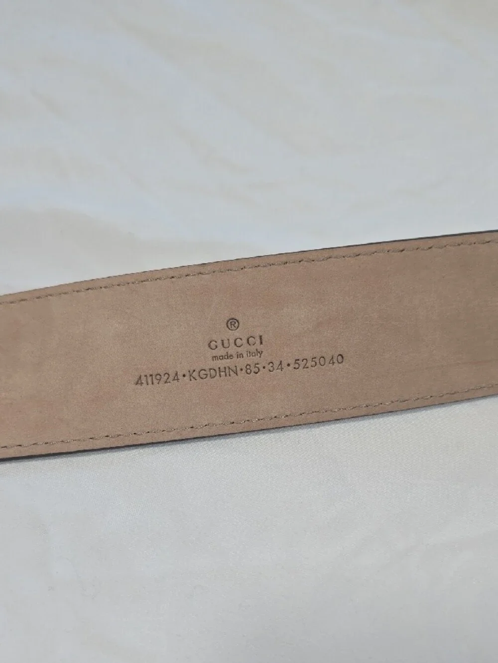 Gucci GG Canvas Belt with Silver Interlocking Buckle